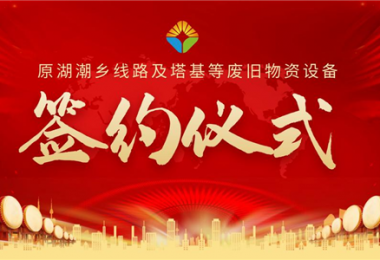 原湖潮鄉(xiāng)線路及塔基等廢舊物資設(shè)備項目簽約儀式圓滿落幕！——小額資產(chǎn)簡易程序初顯成效