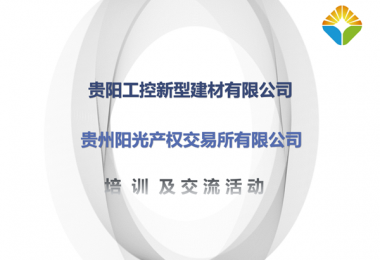 送服務(wù)進企業(yè)  提升服務(wù)質(zhì)量——貴州陽光產(chǎn)權(quán)赴貴陽工控新型建材有限公司開展招標采購業(yè)務(wù)培訓(xùn)交流會