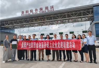 黨建引領(lǐng)聚合力  合作共贏謀發(fā)展——貴陽(yáng)產(chǎn)控集團(tuán)金融服務(wù)鏈企業(yè)與貴陽(yáng)綜保產(chǎn)發(fā)公司、貴金支付公司聯(lián)合開(kāi)展黨建交流活動(dòng)