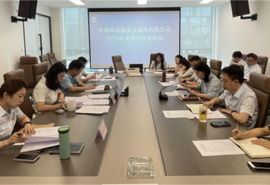 貴州環(huán)境能源交易所有限公司召開2023年上半年工作總結(jié)會(huì)