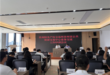 貴州陽光產(chǎn)權(quán)交易所有限公司赴貴陽市礦產(chǎn)能源投資集團(tuán)有限公司開展業(yè)務(wù)交流培訓(xùn)